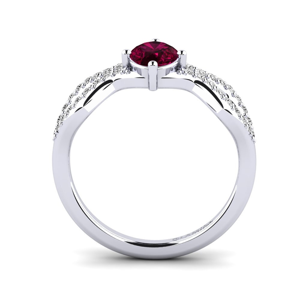 Rhodolite Garnet Women's Ring Tspr