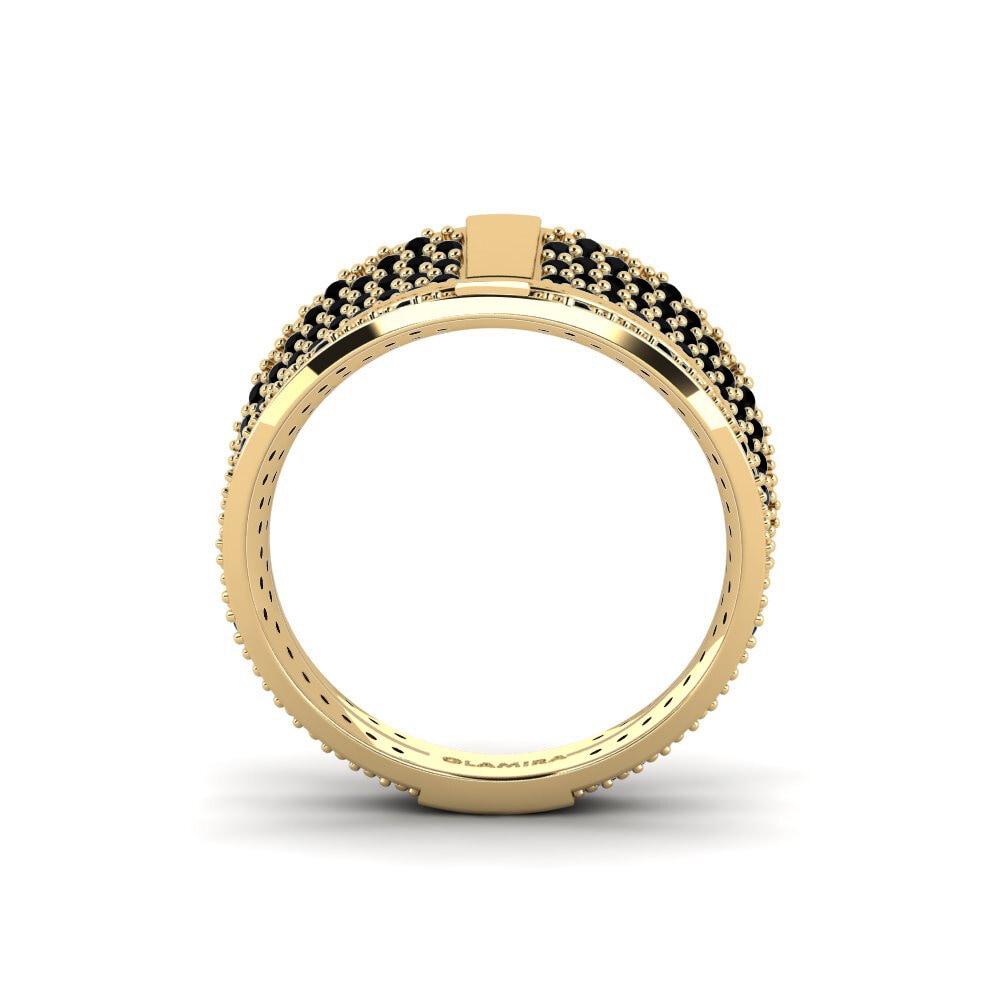 Zafiro negro Anillo Tualc