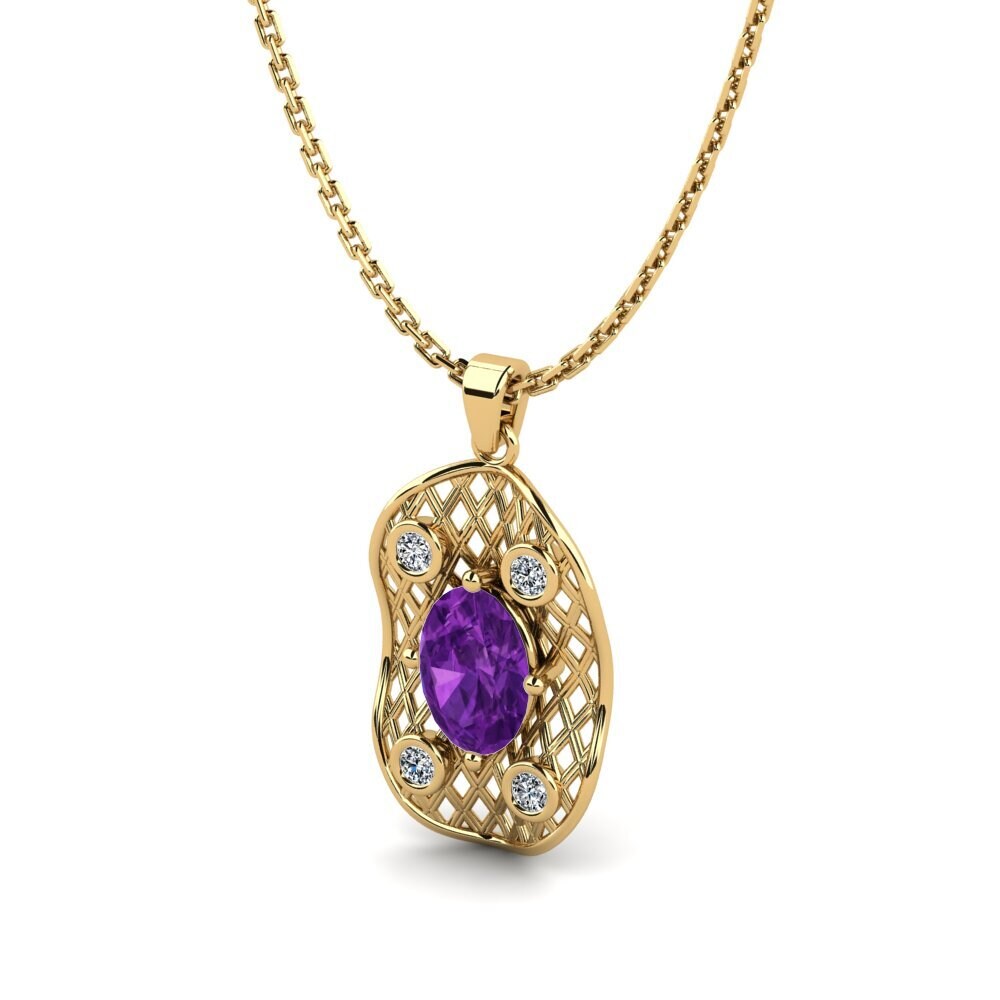 Amethyst Women's Pendant Tumbes