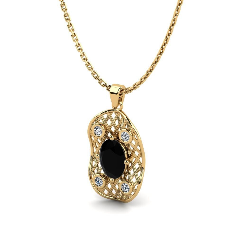 Black Onyx Women's Pendant Tumbes