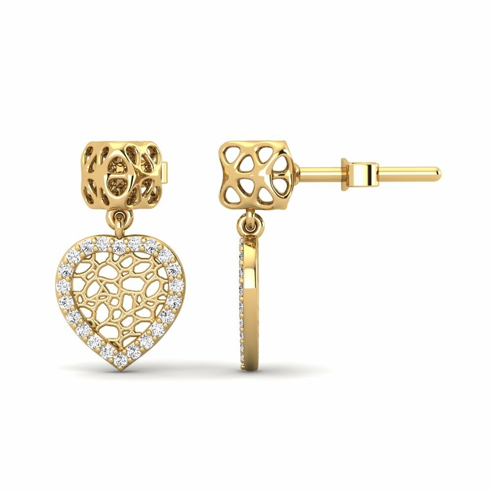 Moissanite Boucle d'oreille femme Twila