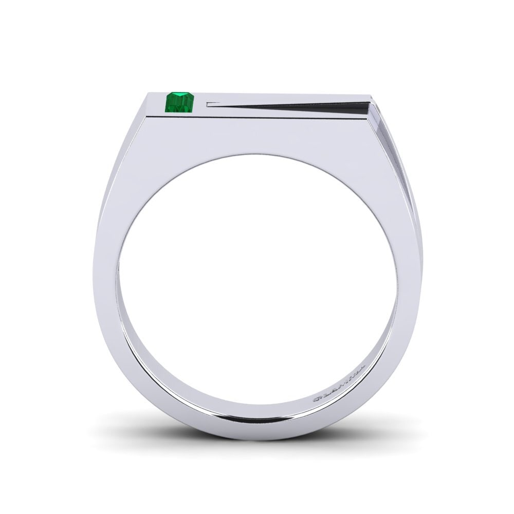 Circonita Verde Anillo de Hombre Ty