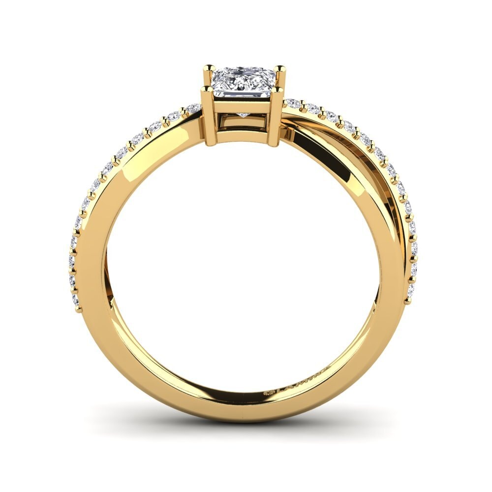 Gelbgold 585 Prinzess Verlobungsringe Tyrogue