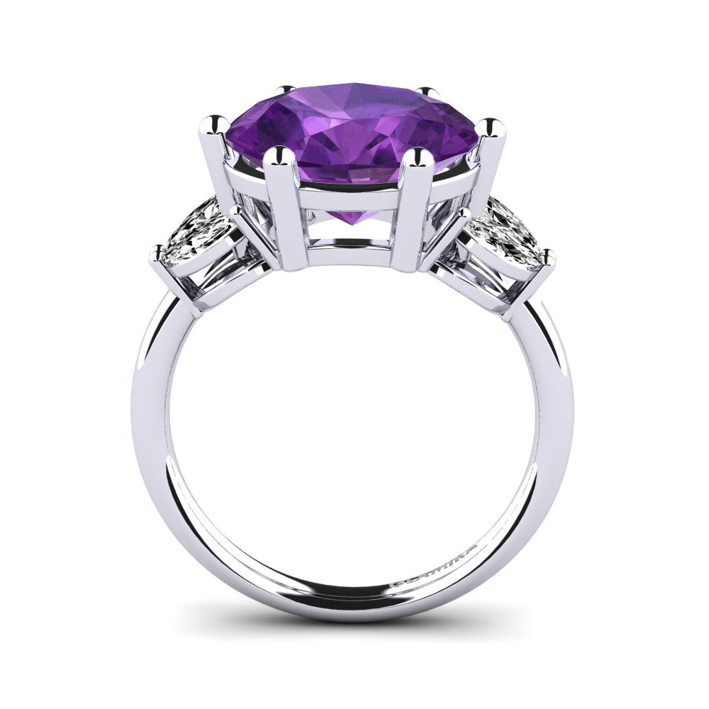 Amatista Anillo Ujana