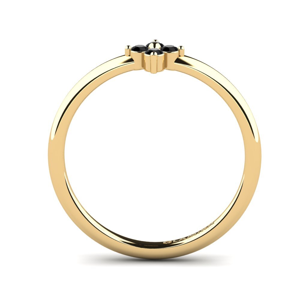 Zafiro negro Anillo meñique Uloch