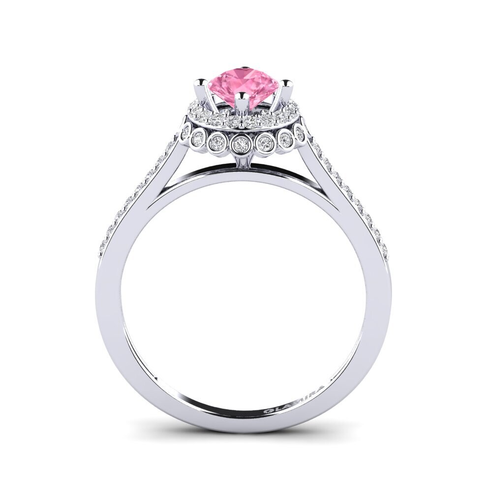 Pink Sapphire Engagement Ring Unscrimped