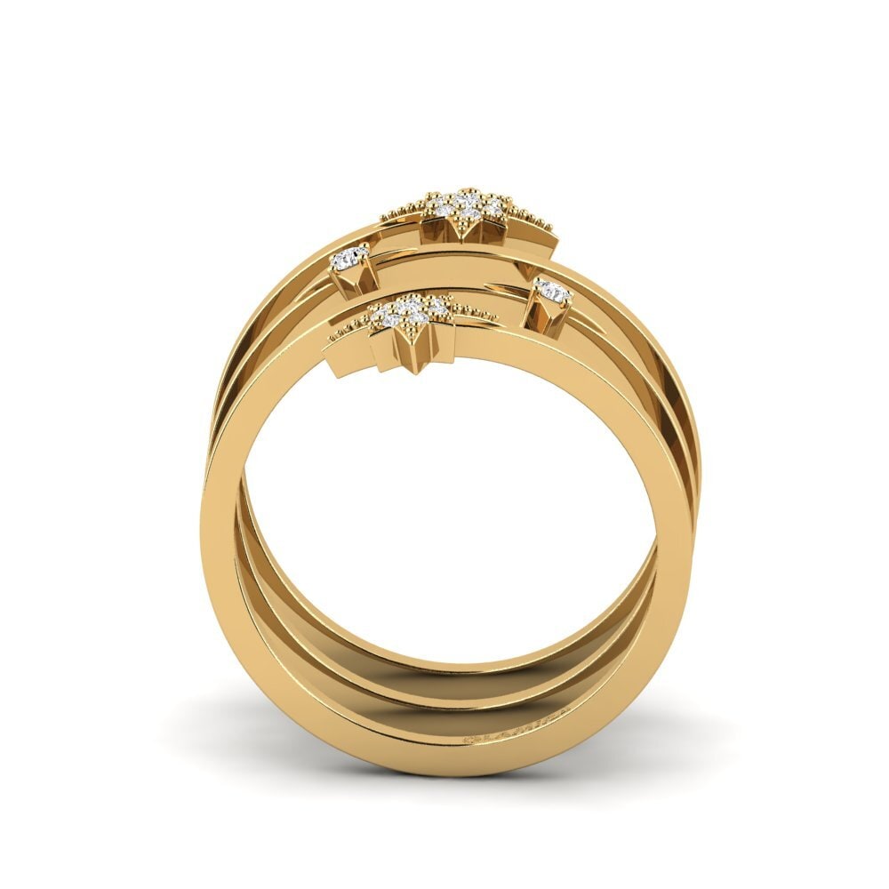 Zafiro blanco Anillo Unuk