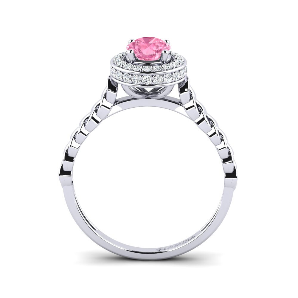 Pink Sapphire Engagement Ring Unwomanlike