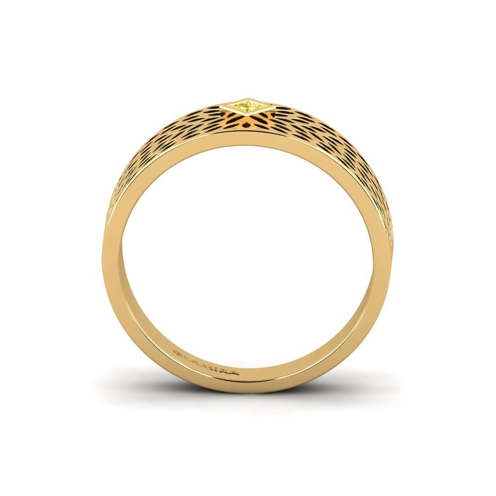 Yellow Sapphire Engagement Ring Hui