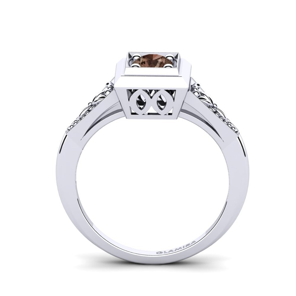 Smoky Quartz Engagement Ring Lynelle