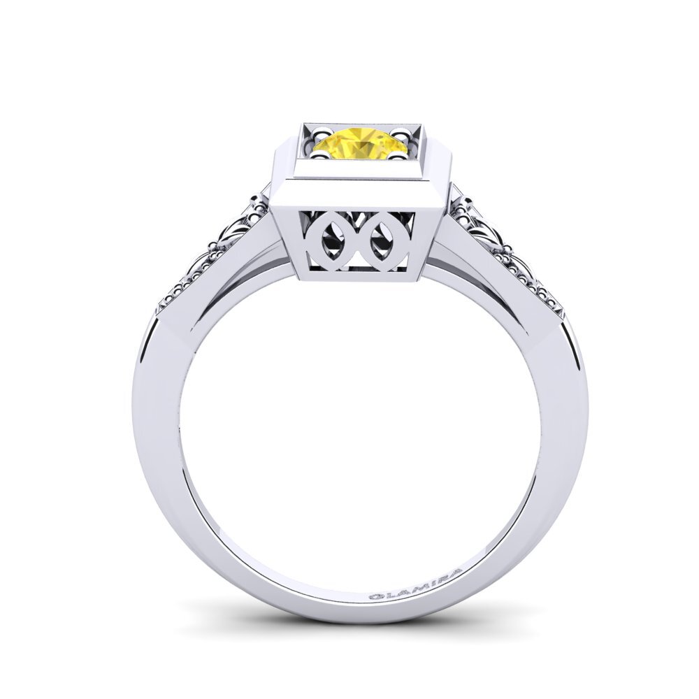 Yellow Sapphire Engagement Ring Lynelle