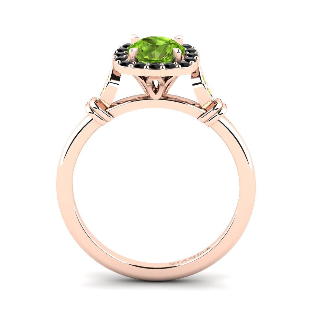 Peridot Engagement Ring Magdalen