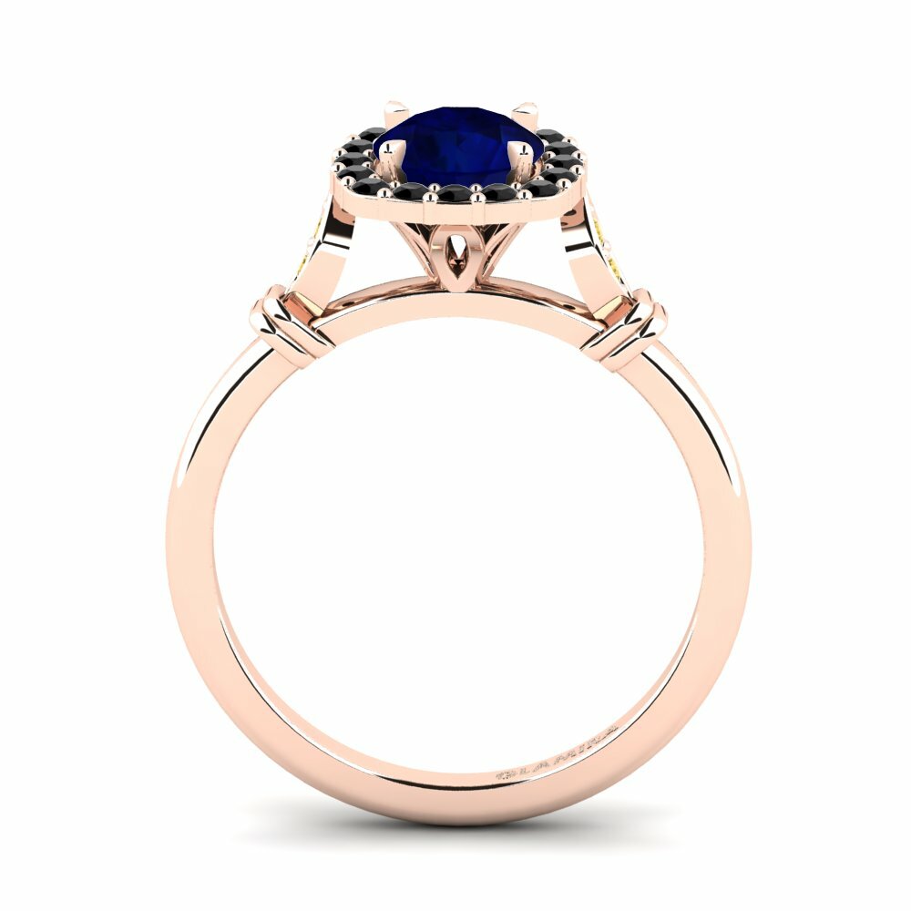 Zafiro Anillo de compromiso Magdalen