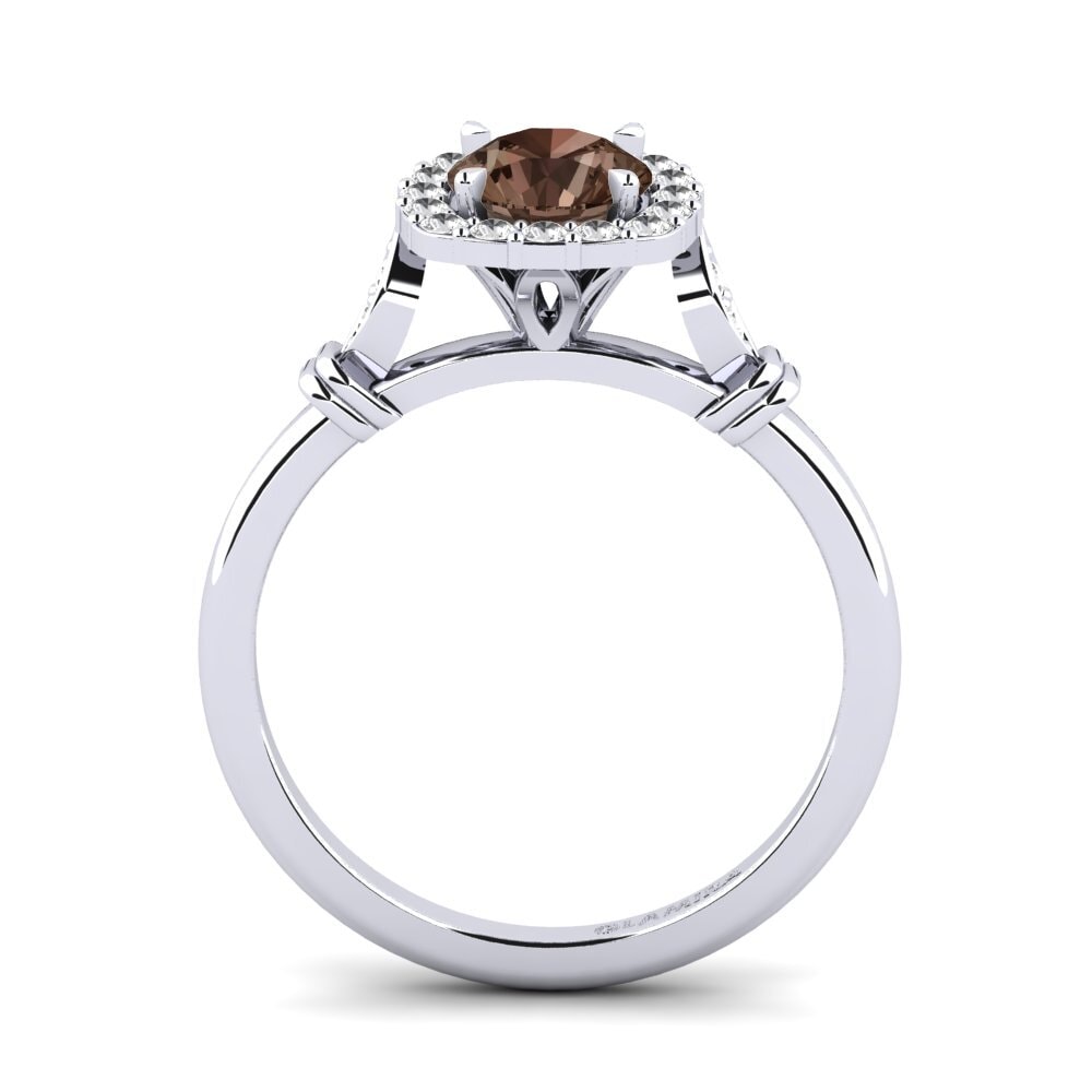 Smoky Quartz Engagement Ring Magdalen
