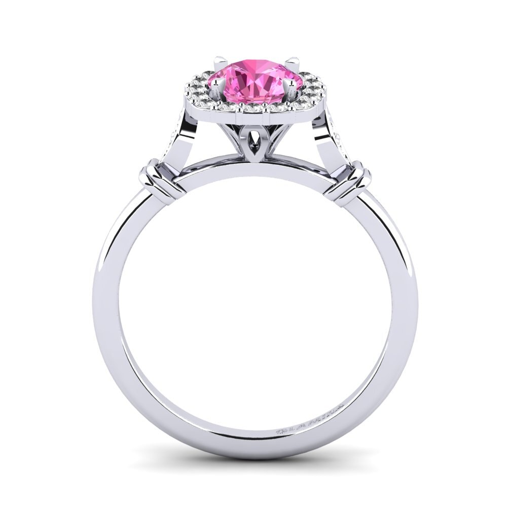 9ct White Gold Engagement Ring Magdalen