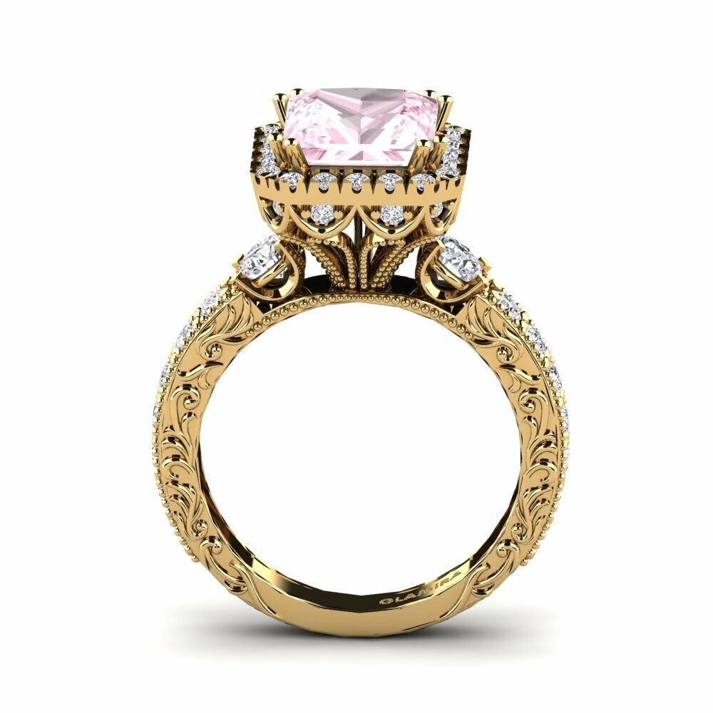 Kunzite Engagement Ring Mariko