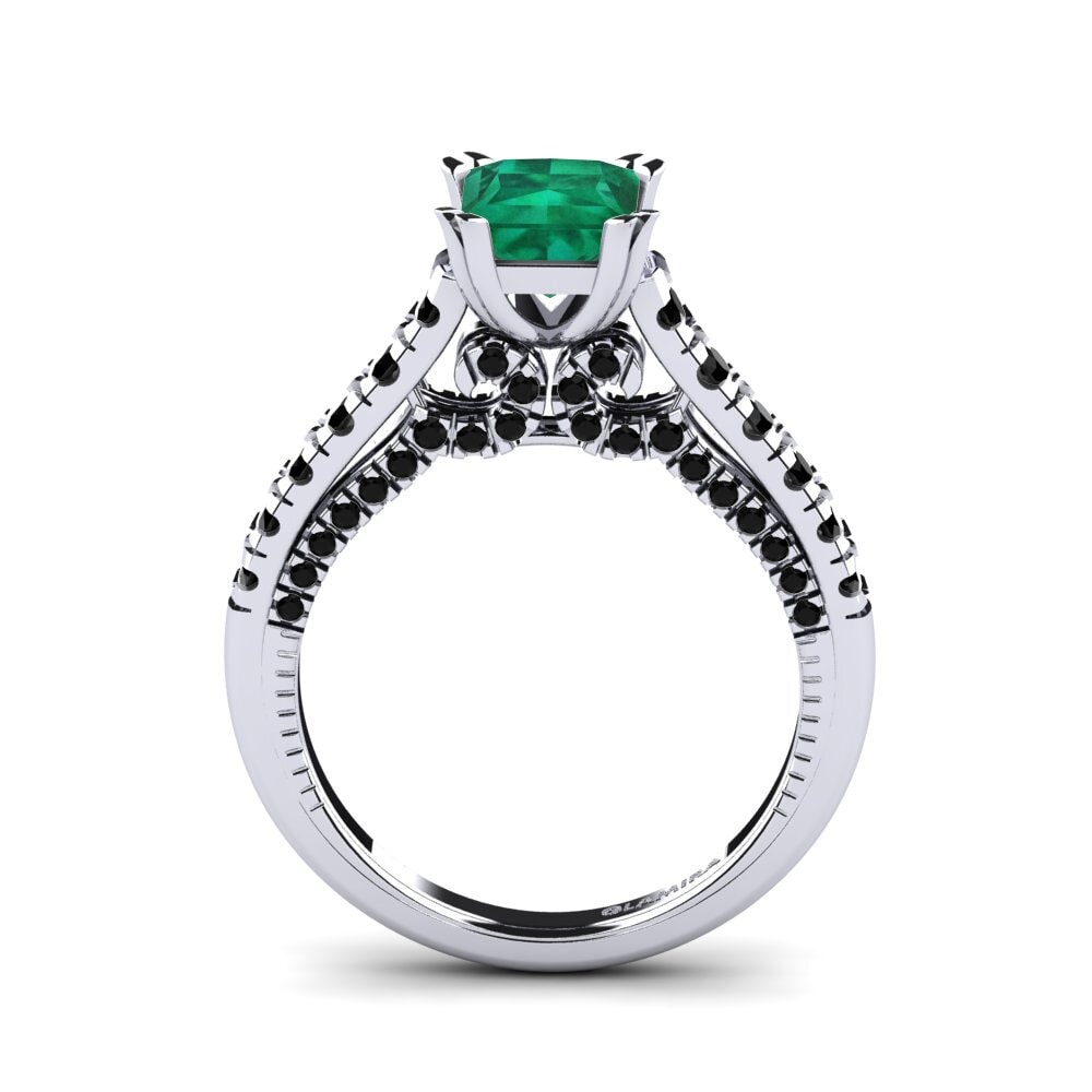 Emerald Engagement Ring Merlene
