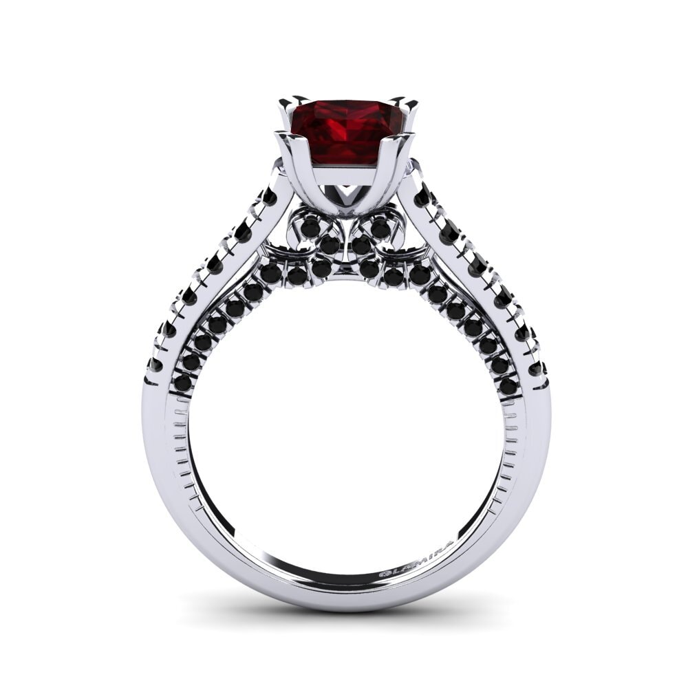 Garnet Engagement Ring Merlene
