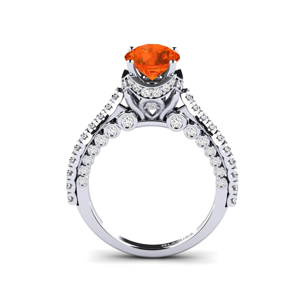 Ópalo Fuego Anillo de compromiso Michell