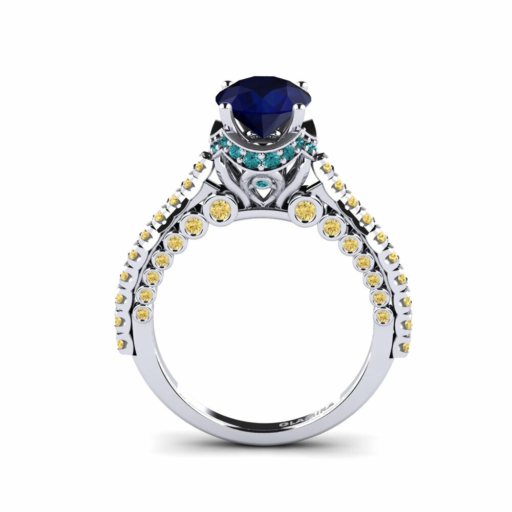 Zafiro Anillo de compromiso Michell