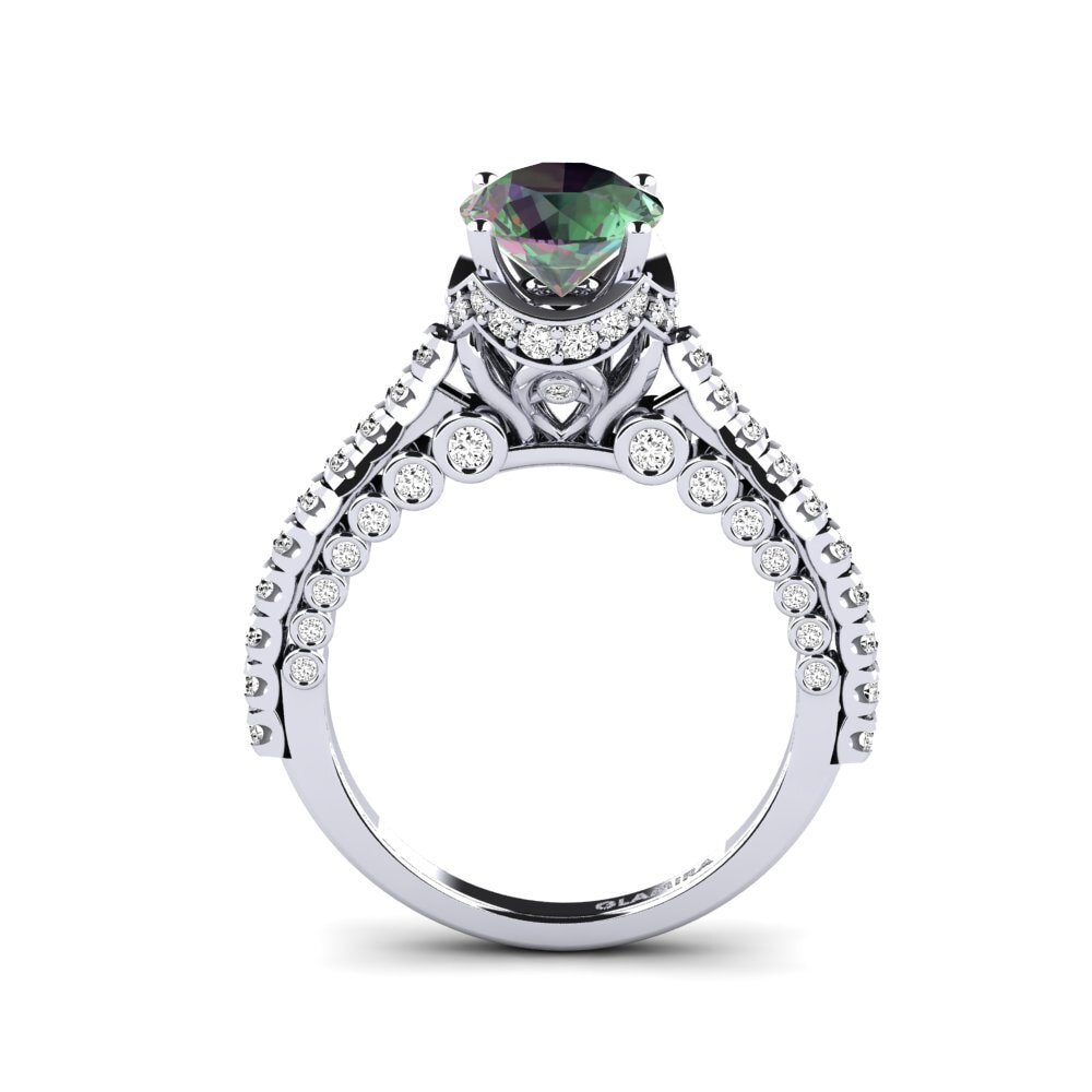 Topacio Místico Anillo de compromiso Michell