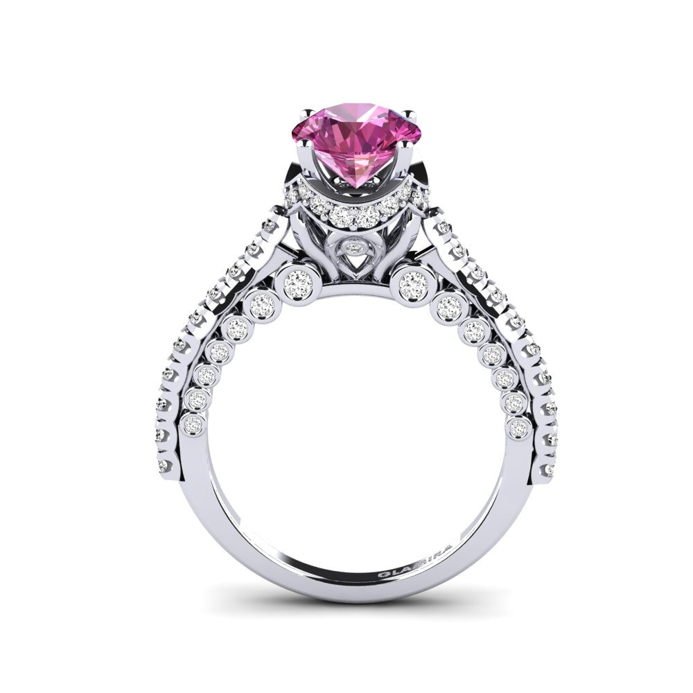 Topacio Rosa Anillo de compromiso Michell