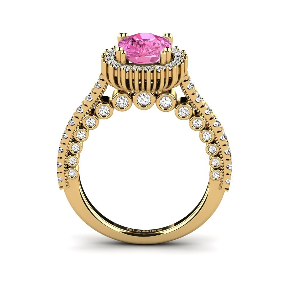 Topacio Rosa Anillo de compromiso Nanci