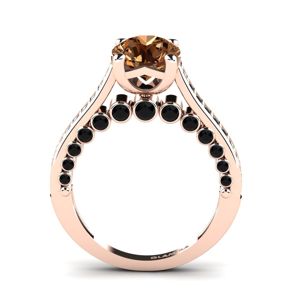 Brown Diamond Engagement Ring Sonja