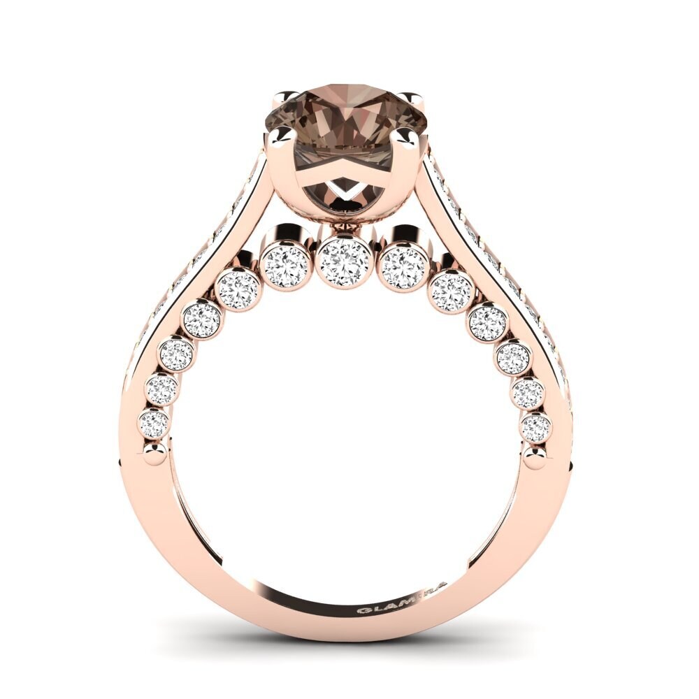 Smoky Quartz Engagement Ring Sonja