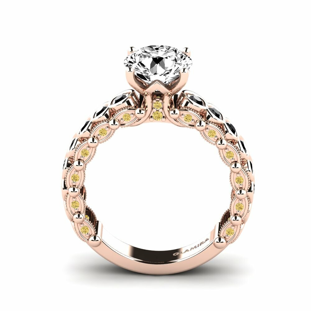Moissanite Verlovingsring Tien