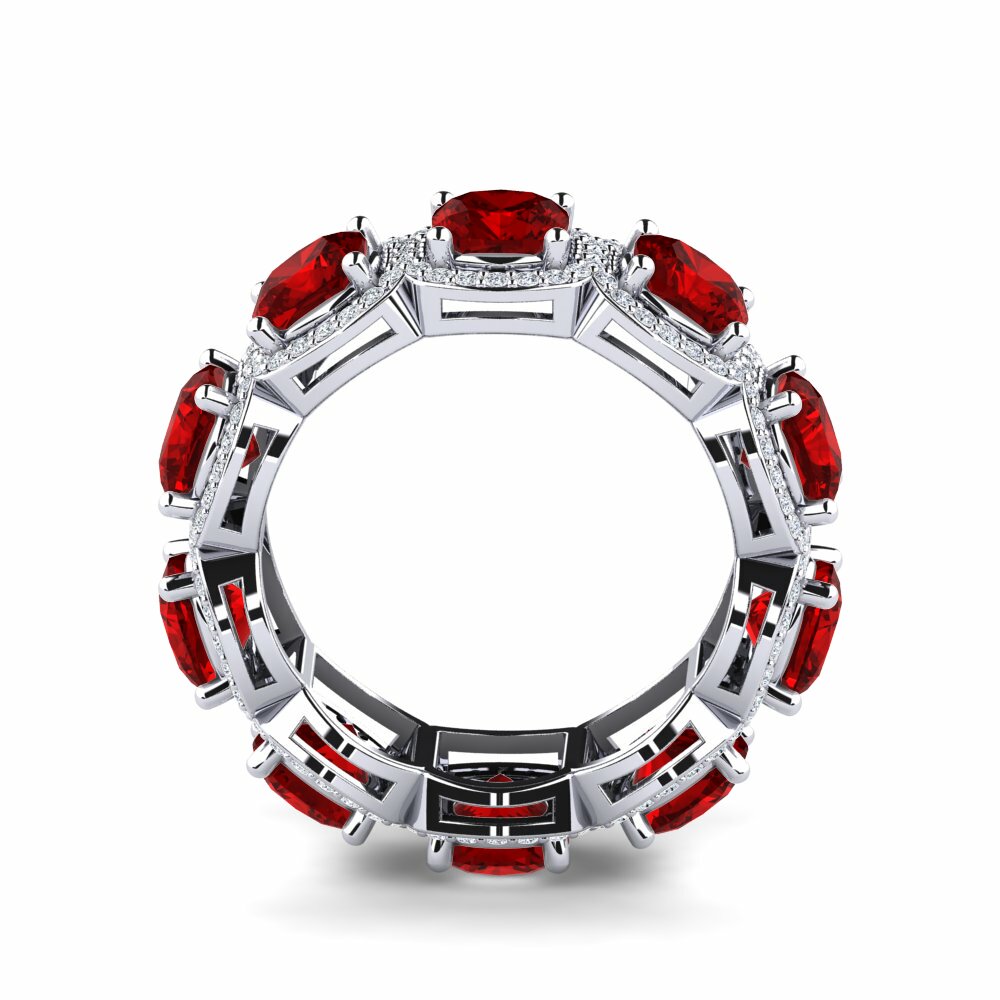 Rubis (créé en laboratoire) Bague Tracie