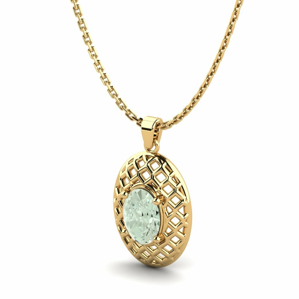 Amatista verde Colgante de Mujer Valentino