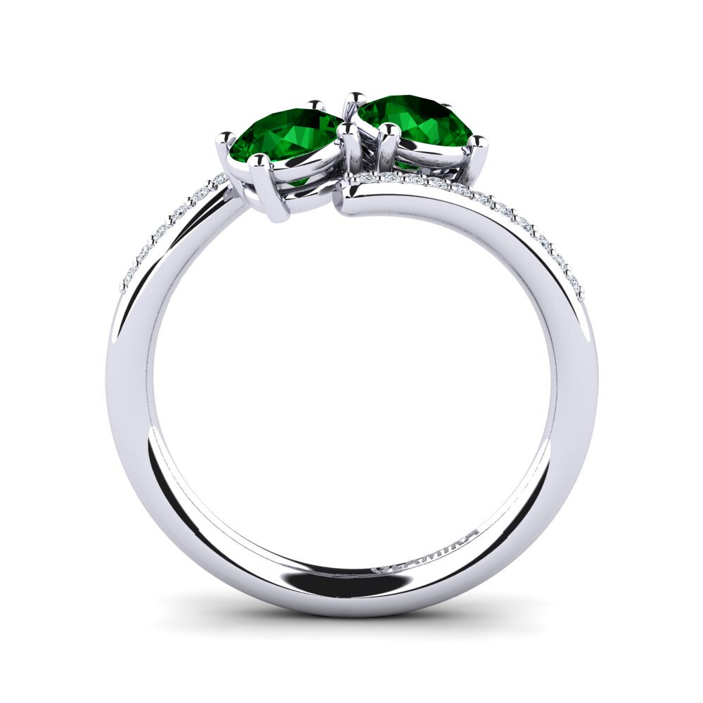 Green Zirconia Ring Valeska