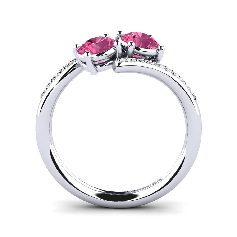 Turmalina rosa Anillo Valeska