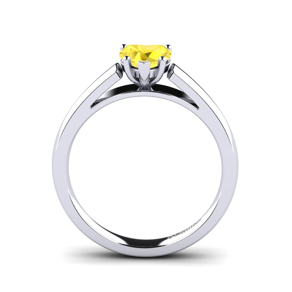 Yellow Sapphire Engagement Ring Vanessa