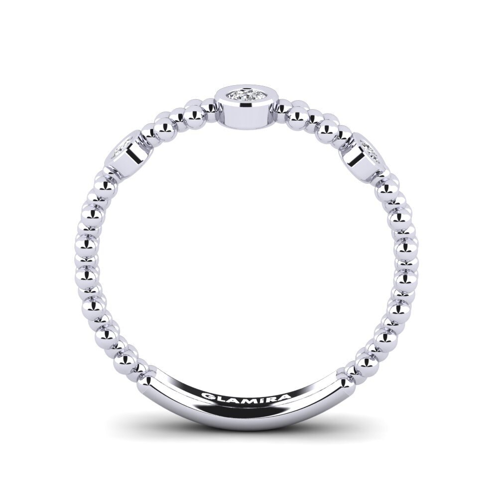 14ct White Gold Ring Vanillite