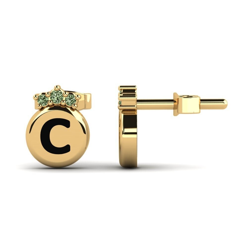 Green Diamond Women's Earring Vanita C