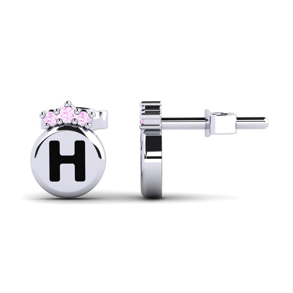 Pink Sapphire Women's Earring Vanita H