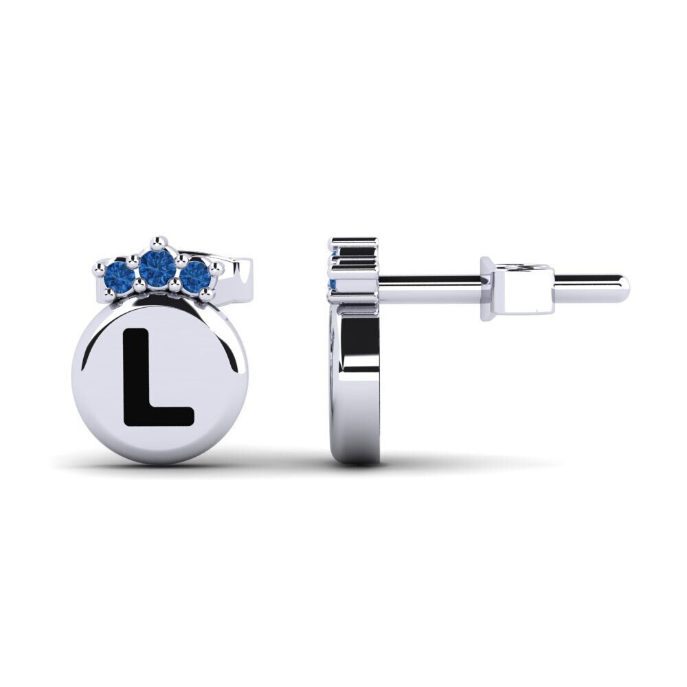 Dark Blue Zirconia Women's Earring Vanita L