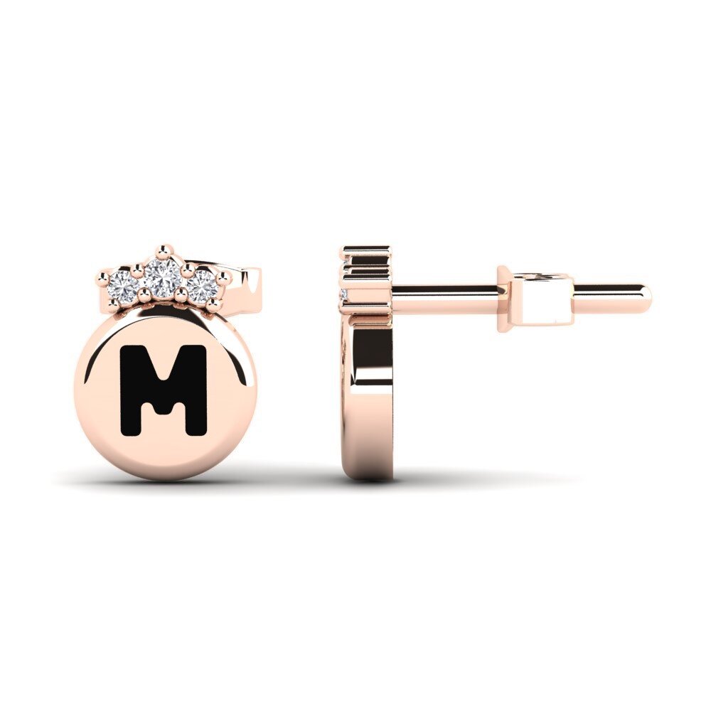 14ct Rose Gold Women's Earring Vanita M