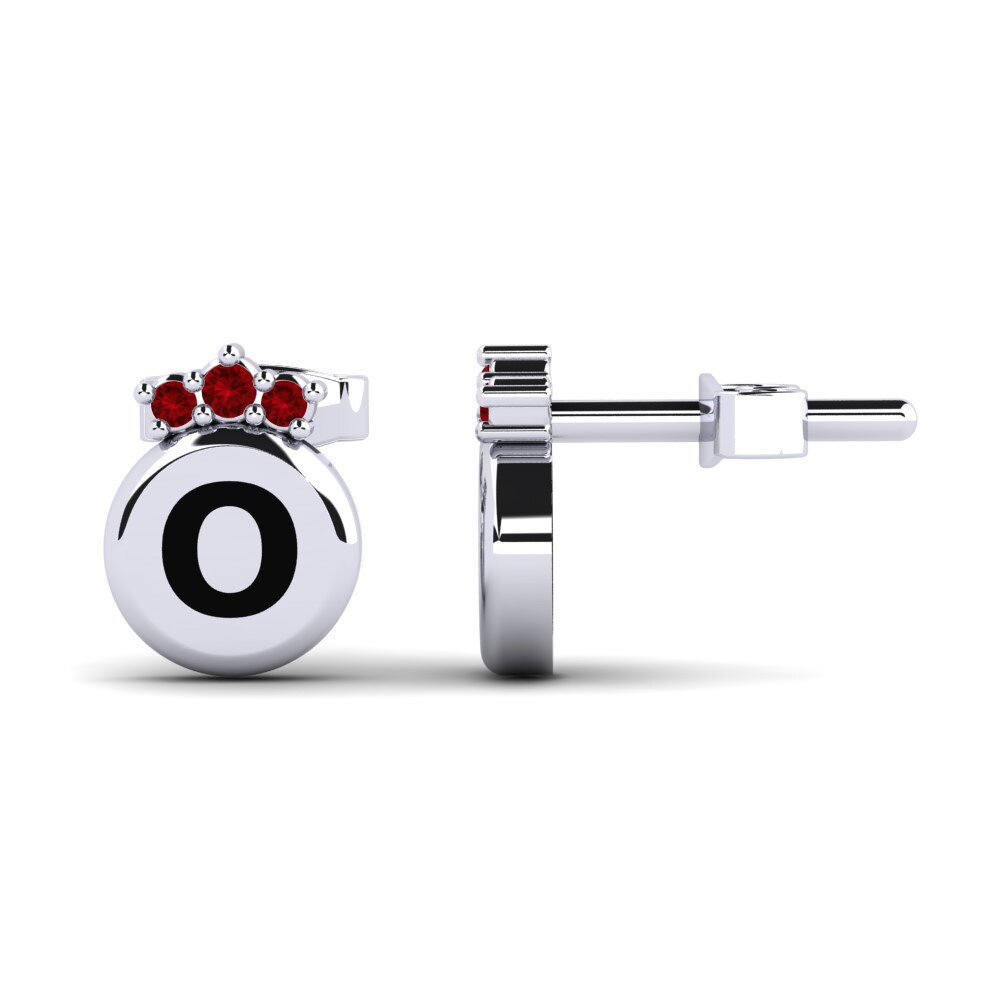 Red Zirconia Women's Earring Vanita O