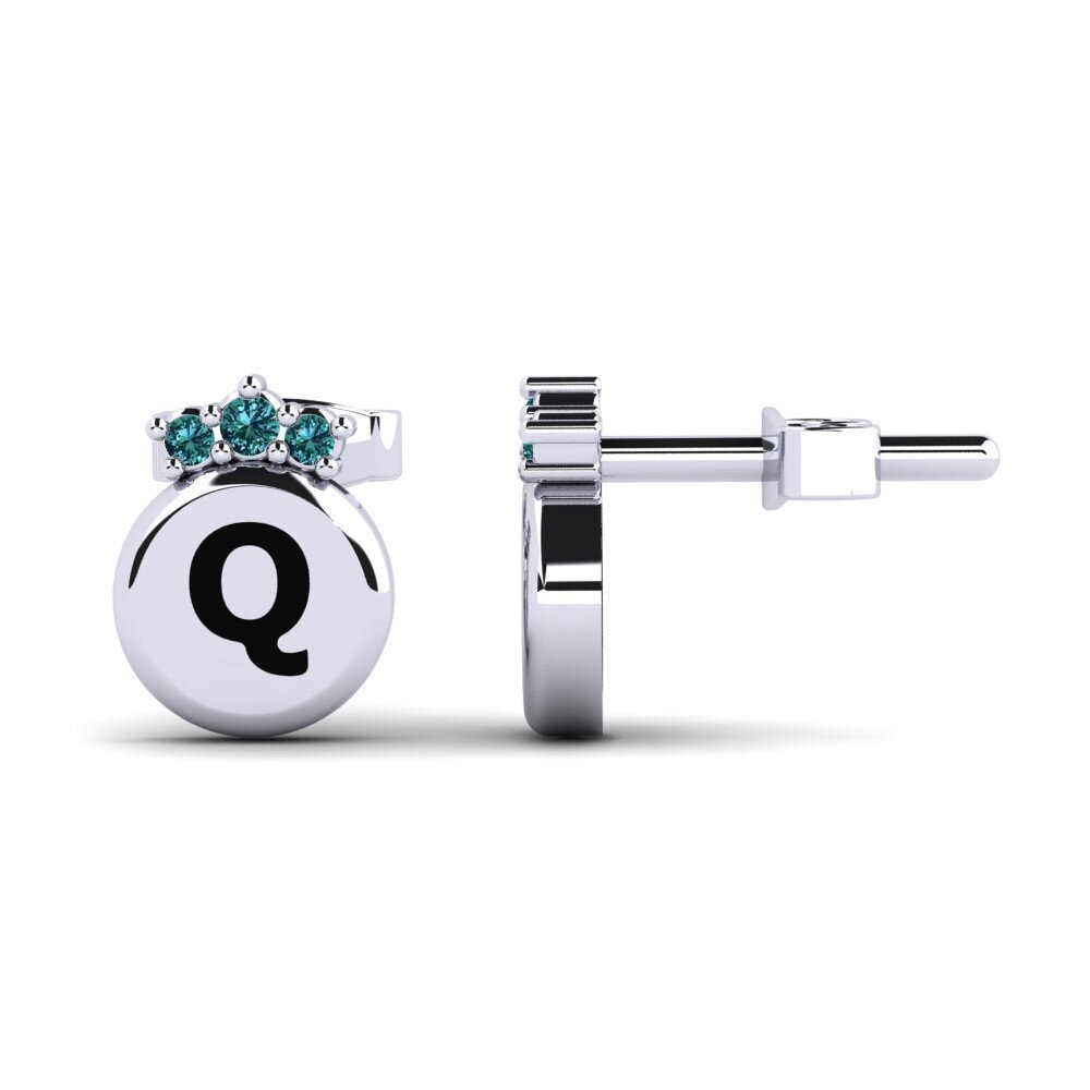 Blue Diamond Women's Earring Vanita Q