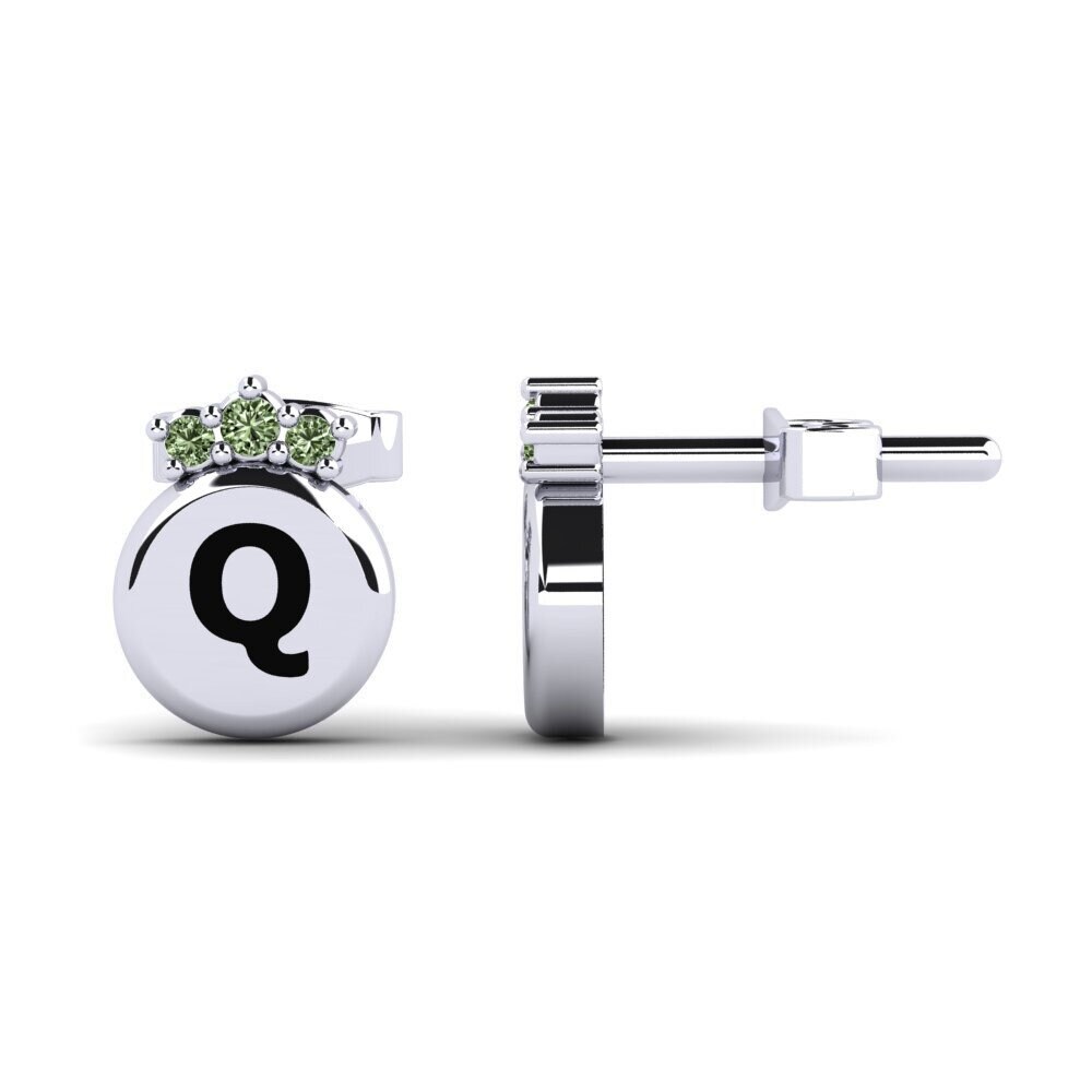 Green Diamond Women's Earring Vanita Q
