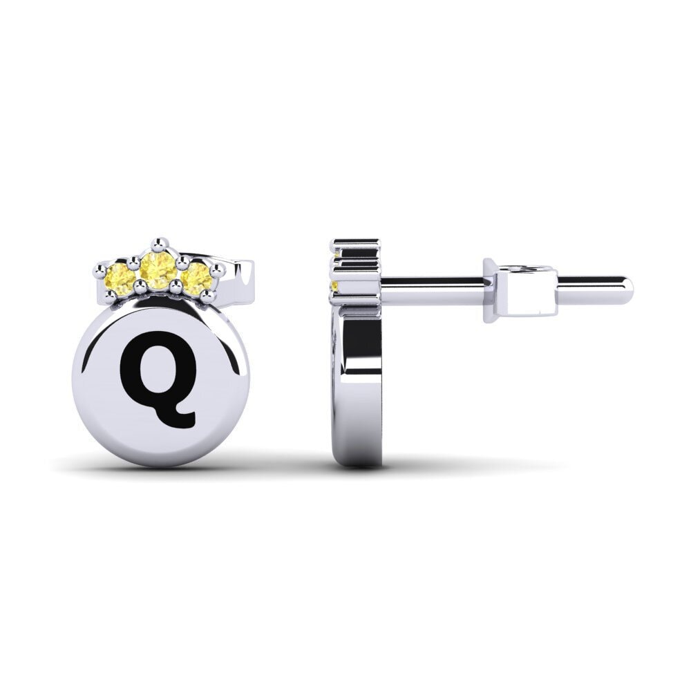 Yellow Sapphire Women's Earring Vanita Q