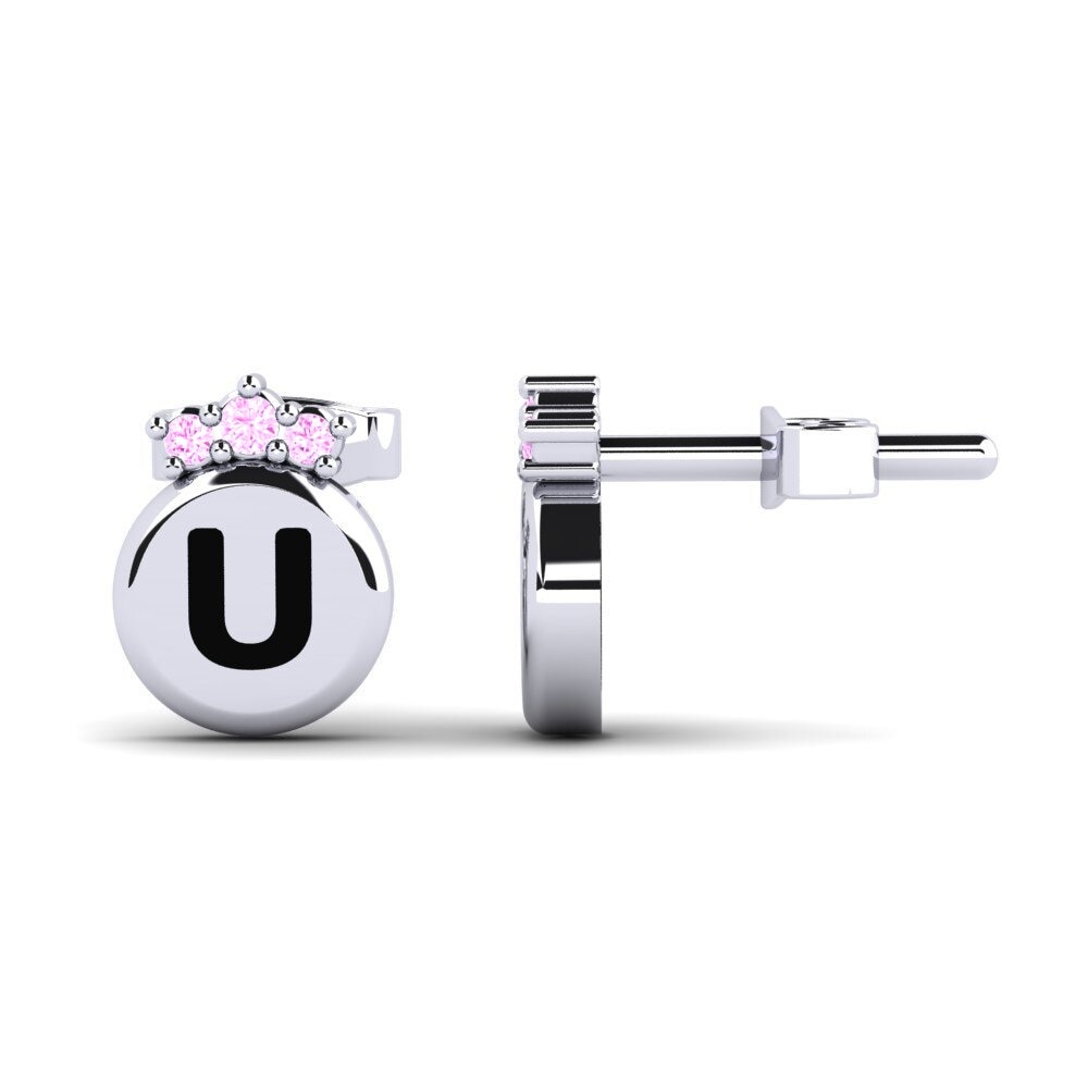 Pink Sapphire Women's Earring Vanita U