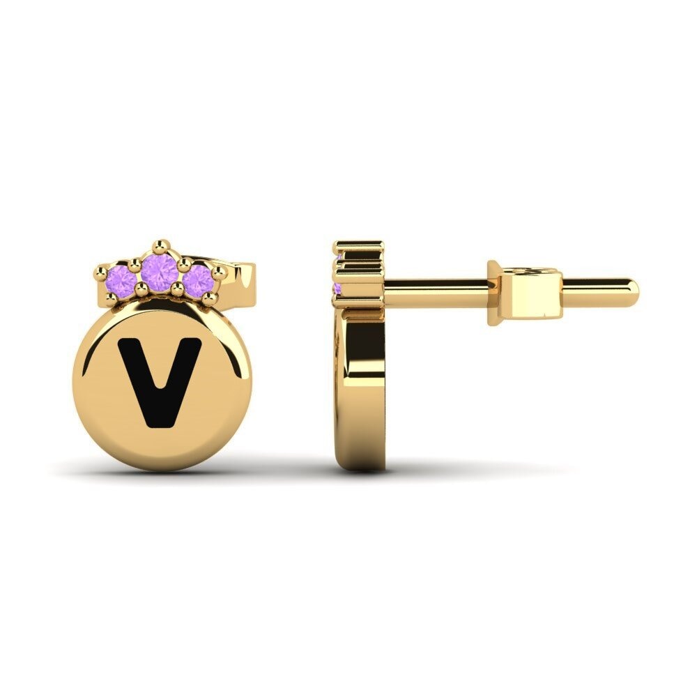 Amethyst Women's Earring Vanita V