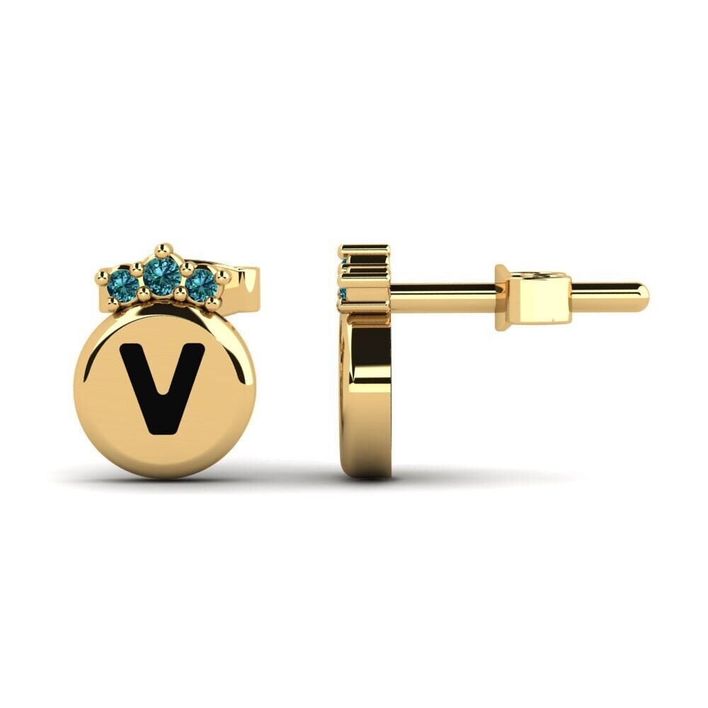 Blue Diamond Women's Earring Vanita V