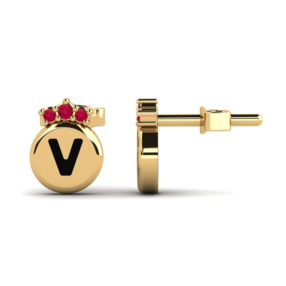 Ruby Women's Earring Vanita V