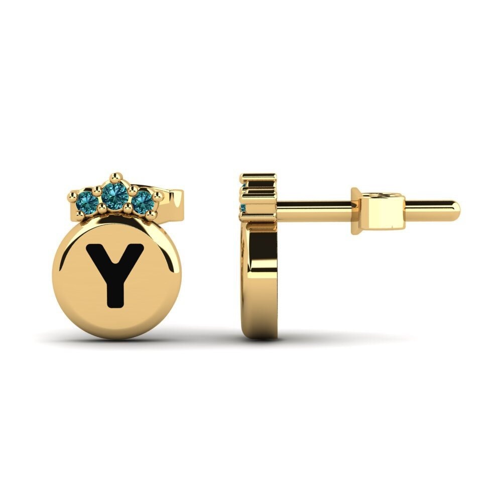 Blue Diamond Women's Earring Vanita Y
