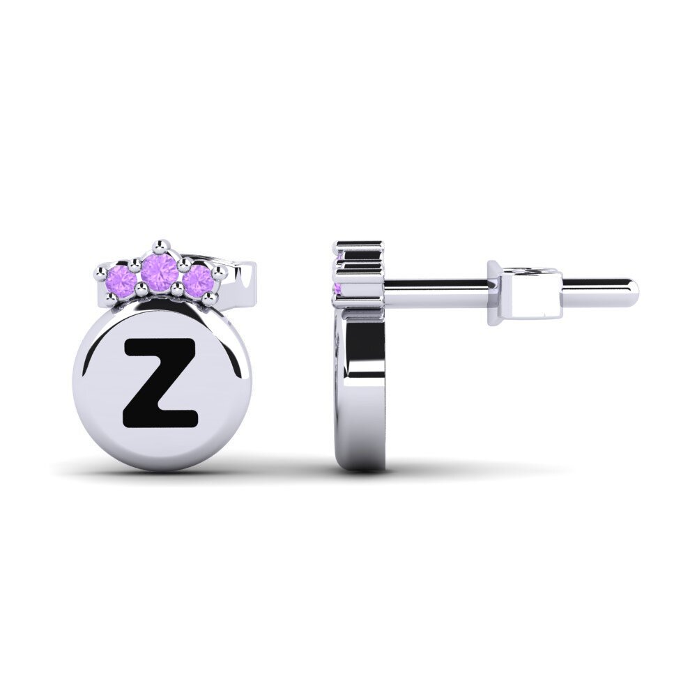 Amethyst Women's Earring Vanita Z